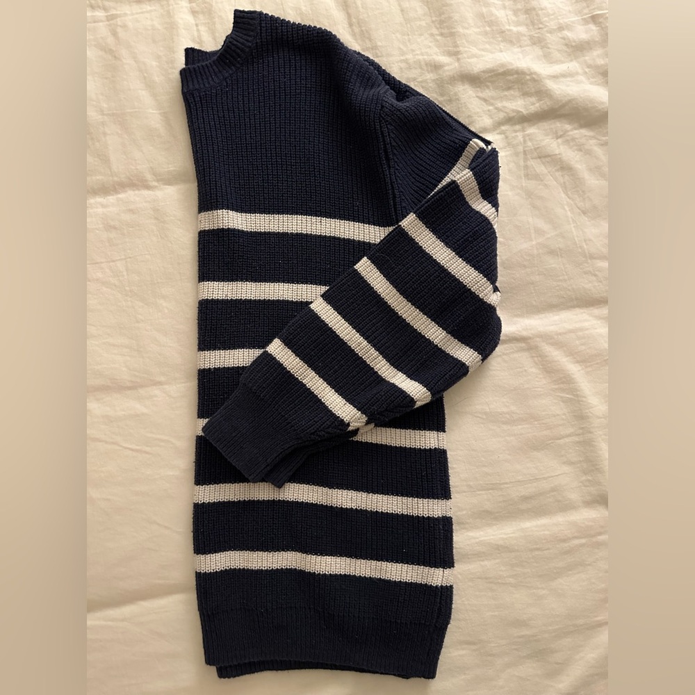 Blue oversized sweater